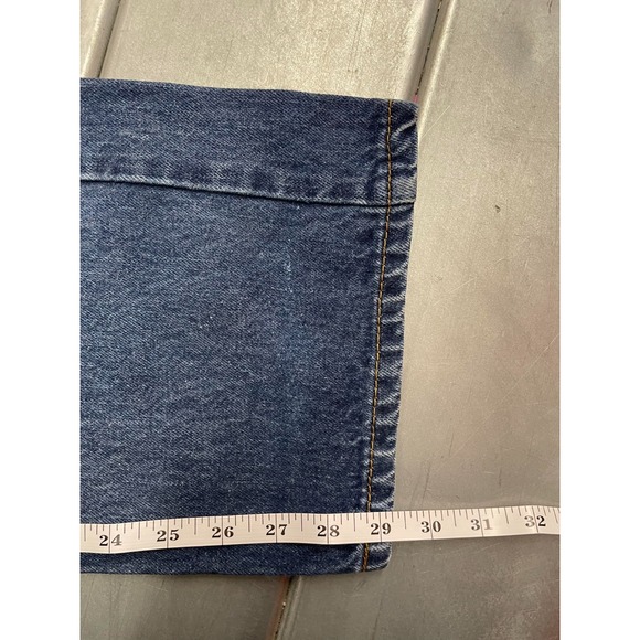 Levis 514 Jeans Mens 36X30 Blue Medium Wash Denim Slim Straight 100% Cotton - Picture 9 of 16